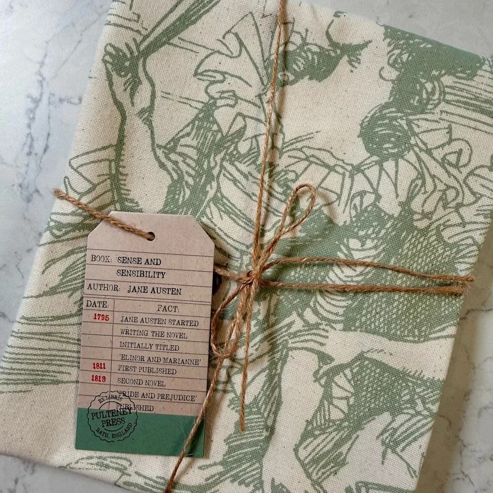 Jane Austen Sense And Sensibility Cotton Kitchen Tea Towel New NWT 16